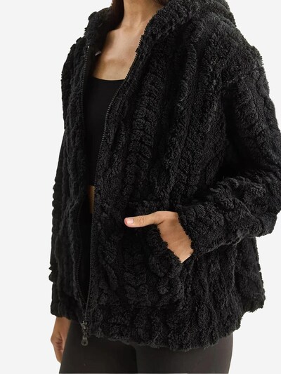 Bianco Lucci Cardigan en M en noir, Vue avec produit
