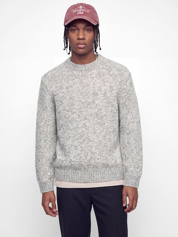 Pulover 'JORMONTREAL' de la JACK & JONES pe gri: față