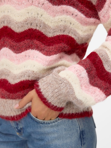 VERO MODA Pullover 'DOJA' i blandingsfarvet