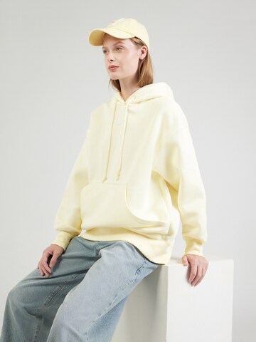 Nike Sportswear Sweatshirt 'Phoenix Fleece' in Beige: front