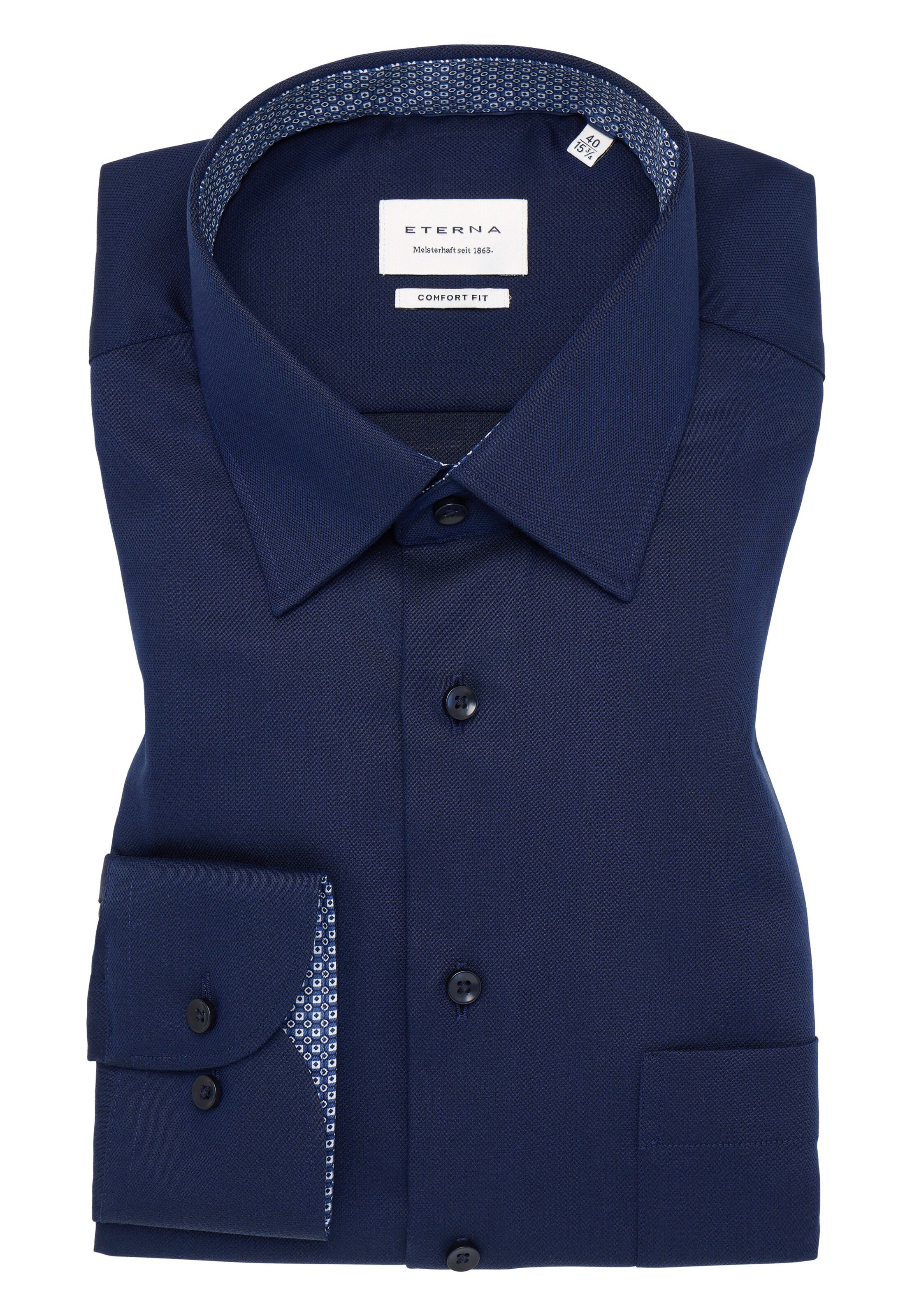 ETERNA Comfort fit Business shirt in Blue