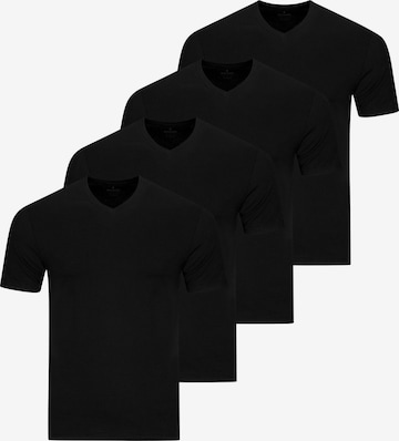 Ragman Undershirt 'Basic' in Black: front