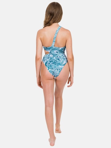 EKCENTRIK Badpak 'Haze' in Blauw