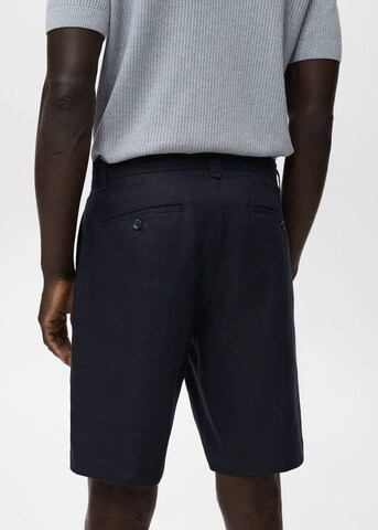 MANGO MAN Slim fit Chino Pants 'Carp' in Blue