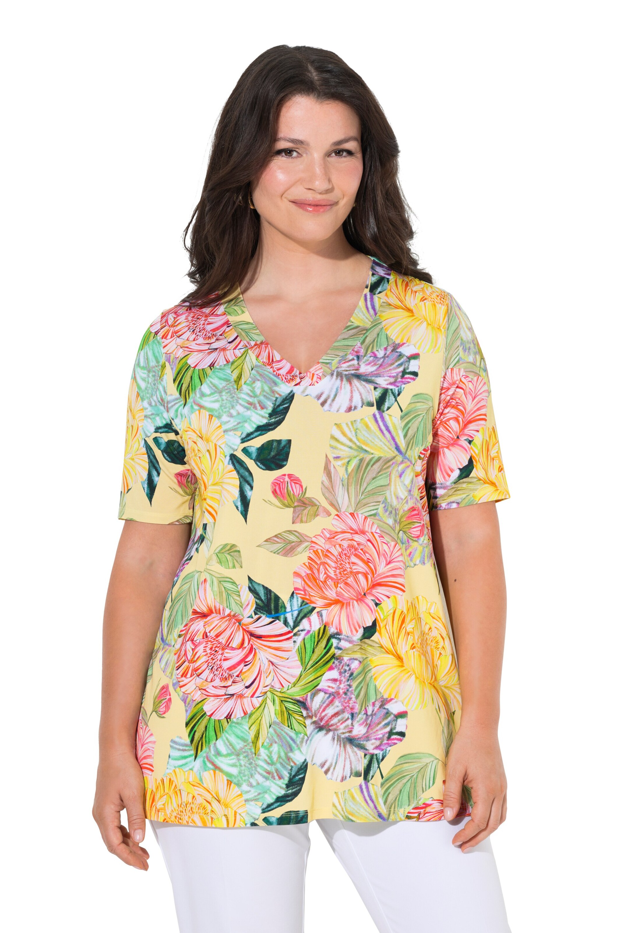 Ulla Popken Shirt in Yellow: front