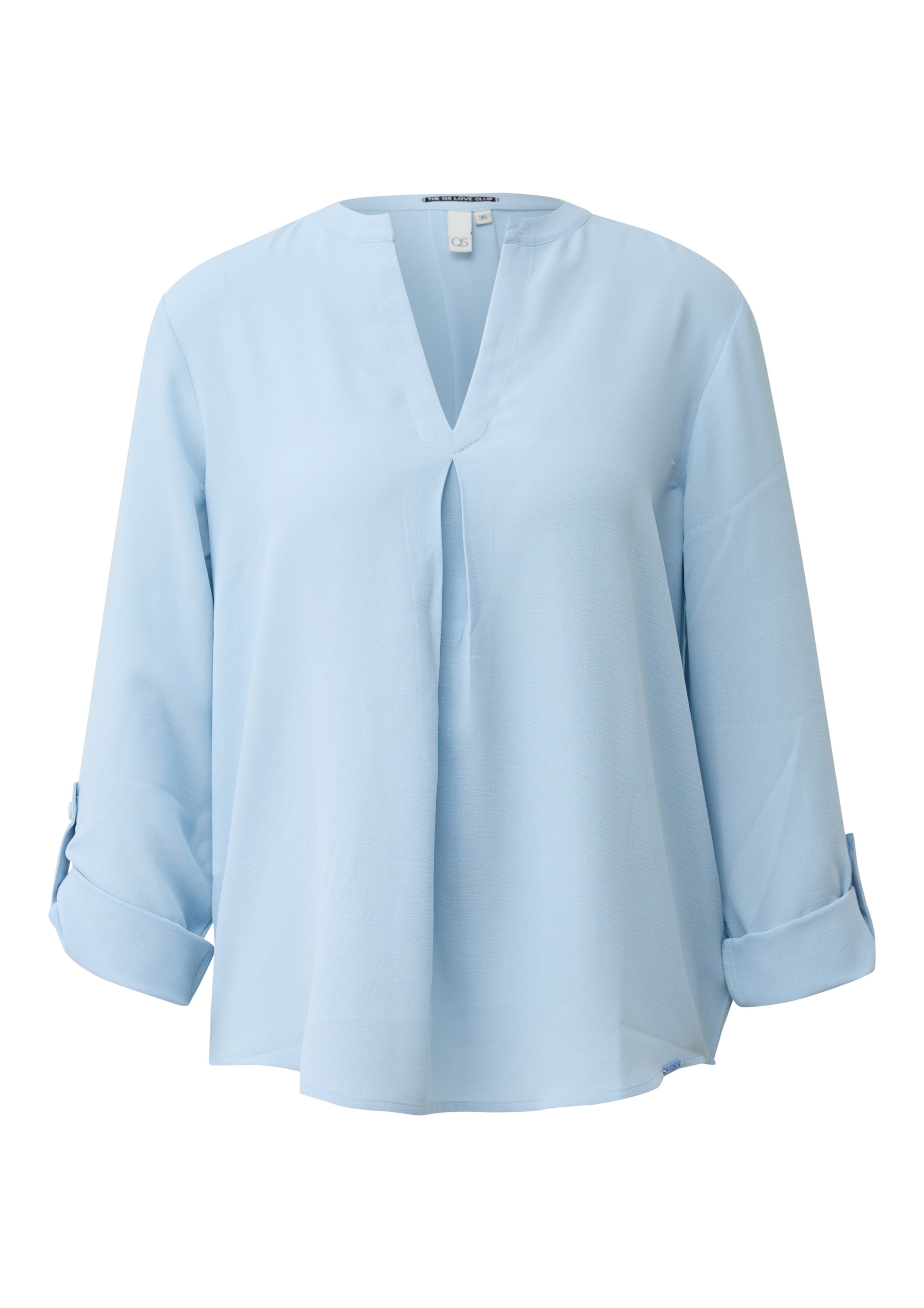 QS Bluse in Blau: Vorderseite