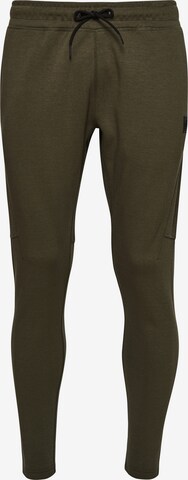 Superdry Tapered Pants 'Code Tech' in Green: front