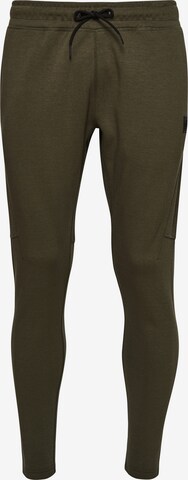 Superdry Tapered Broek 'Code Tech' in Groen: voorkant