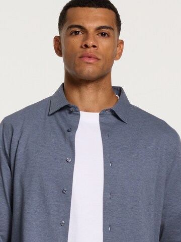 Coupe regular Chemise 'Pablo' Shiwi en bleu