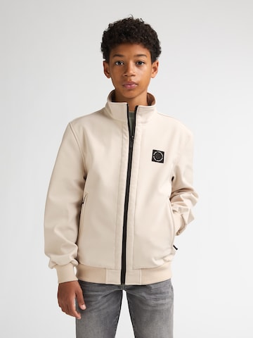 Petrol Industries Sweatvest in Beige: voorkant