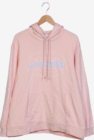 LACOSTE Sweatshirt & Zip-Up Hoodie in XXXL in Pink: front