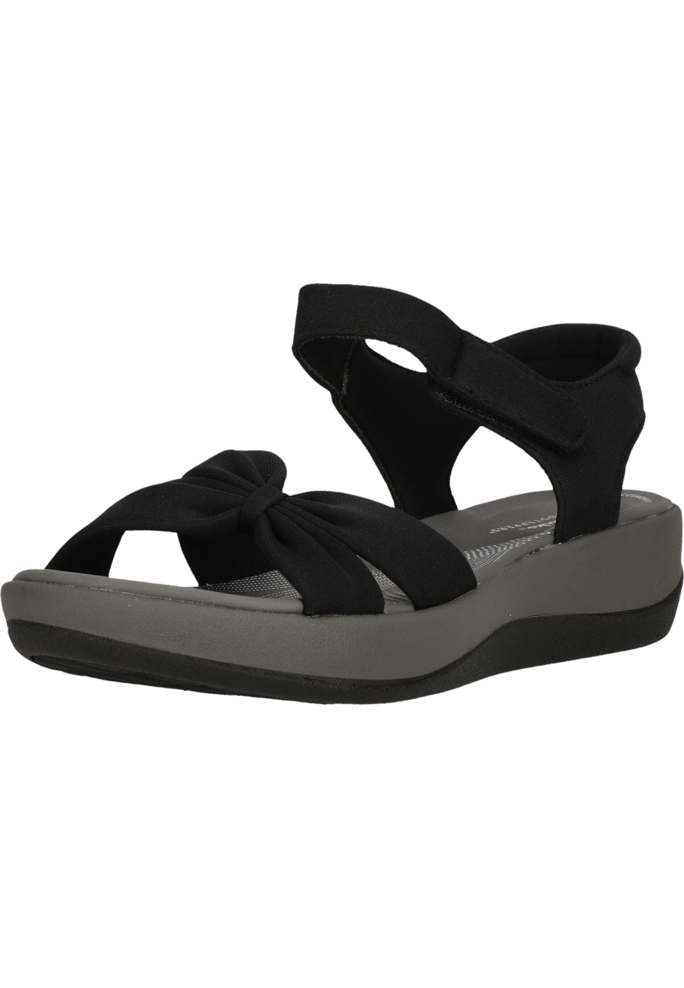 CLARKS Sandale 'Arla Shore' in Schwarz: Vorderseite