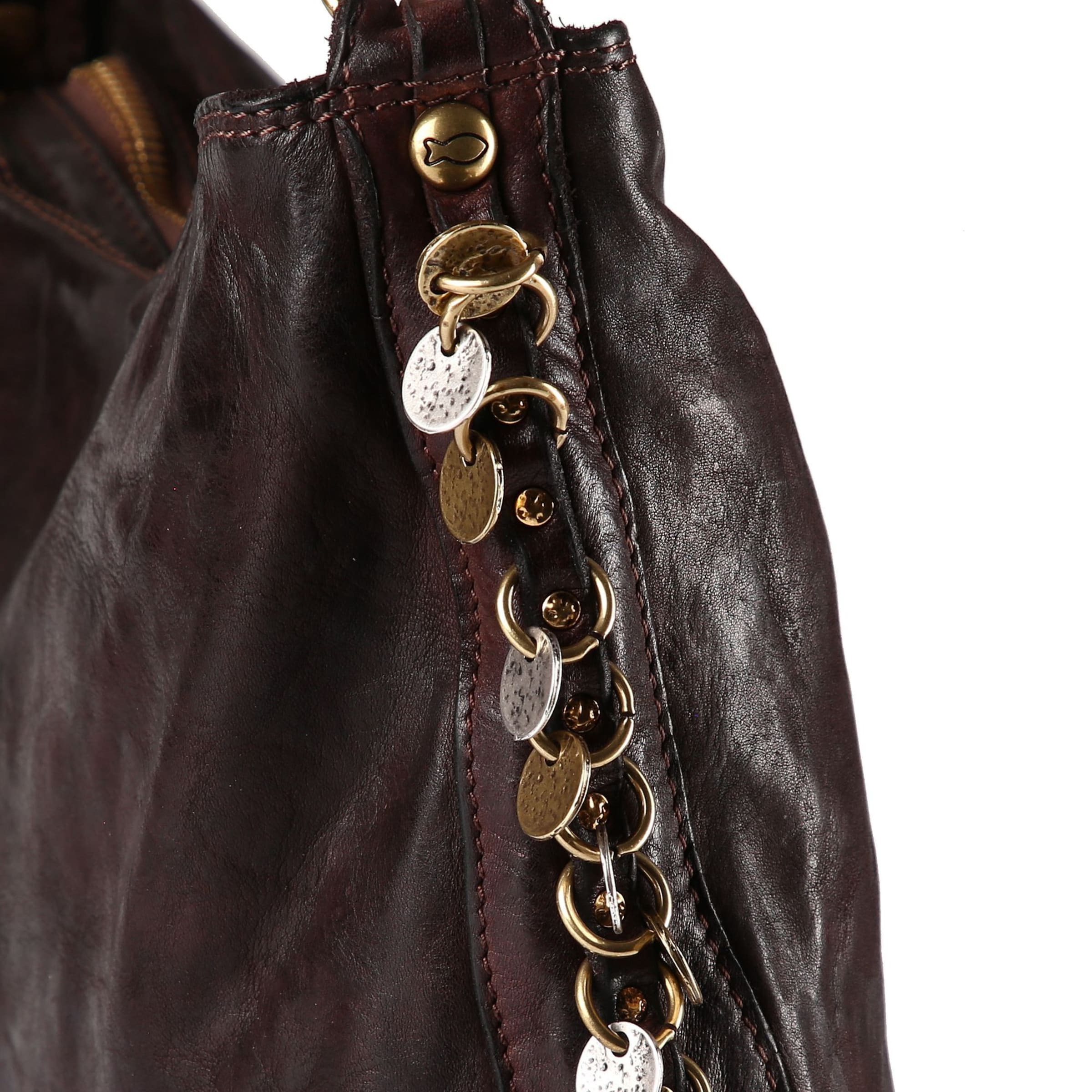 Sac bandoulière 'Gianna' Campomaggi en marron