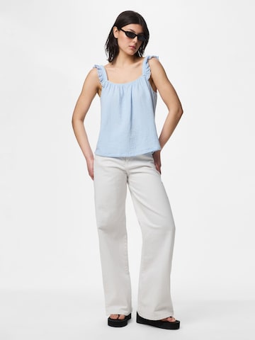 PIECES Top 'PCSastina' in Blauw