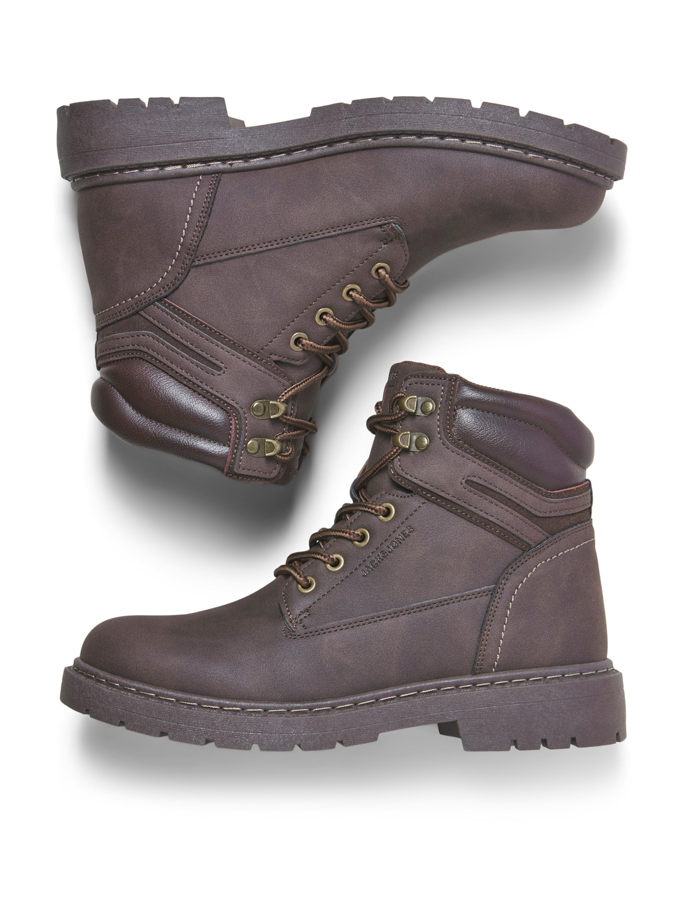 Boots stringati 'JFWMARSH' di JACK & JONES in marrone