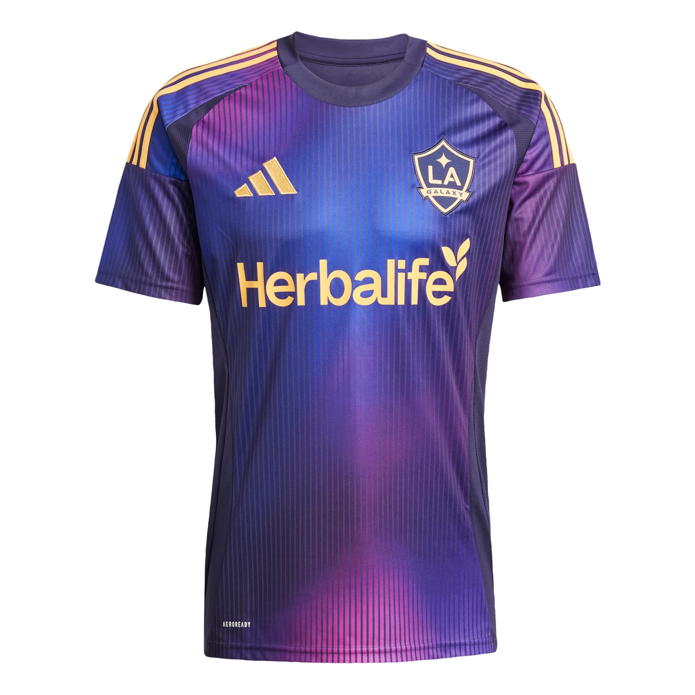 ADIDAS PERFORMANCE Tricot 'LA Galaxy 25/26 Away' in Blauw: voorkant