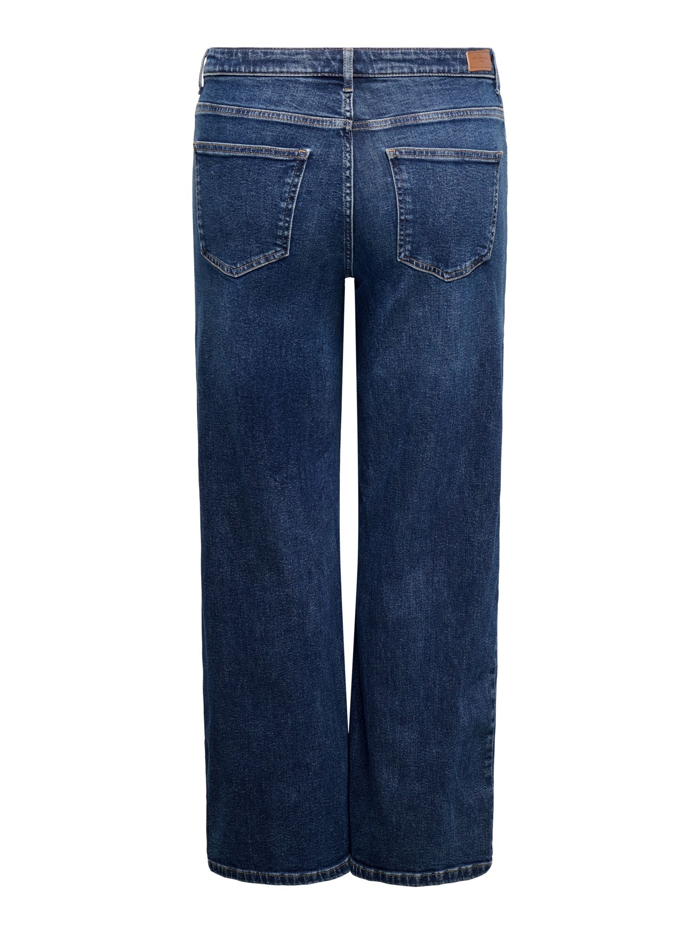 ONLY Carmakoma Loosefit Jeans in Blauw