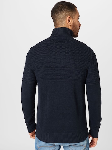 JACK & JONES Sweter 'JERRY' w kolorze niebieski