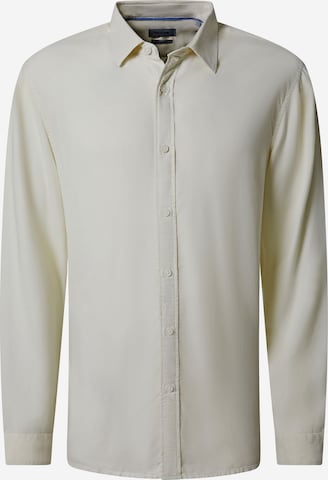 PIERRE CARDIN Comfort fit Overhemd in Wit: voorkant