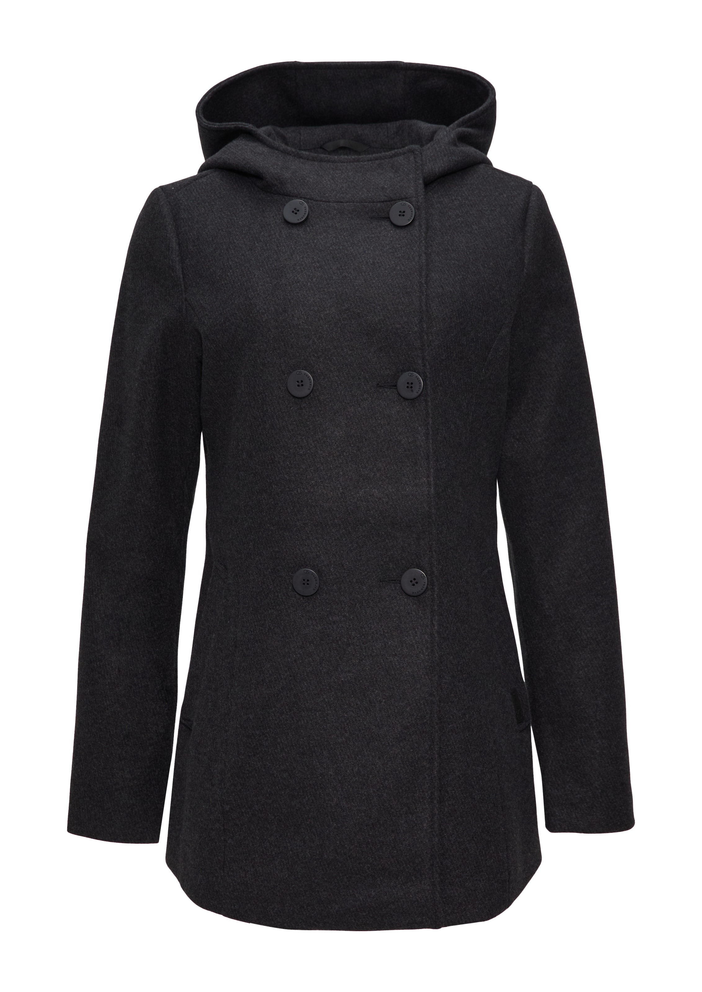 Manteau d’hiver QS en noir : devant