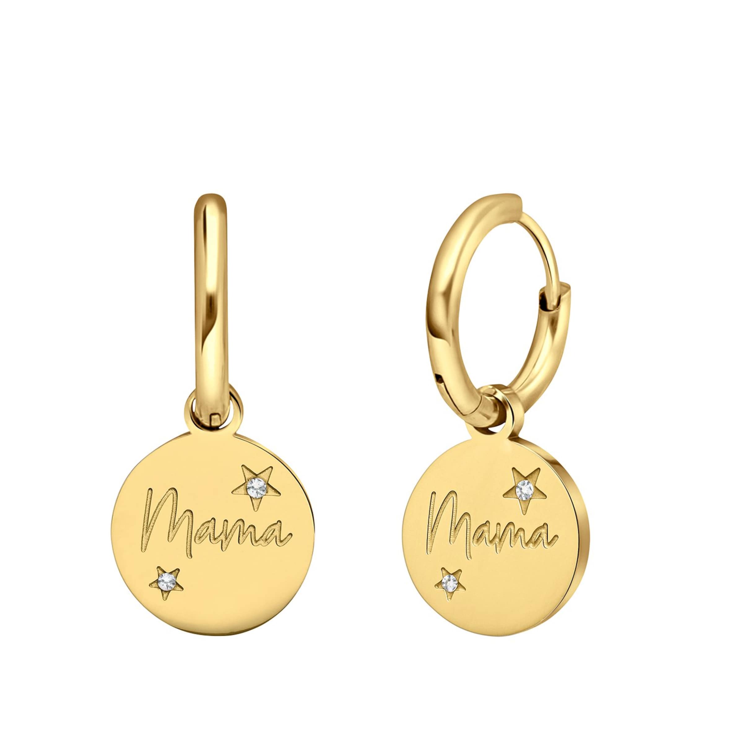 Lucardi Oorbellen in Goud: voorkant