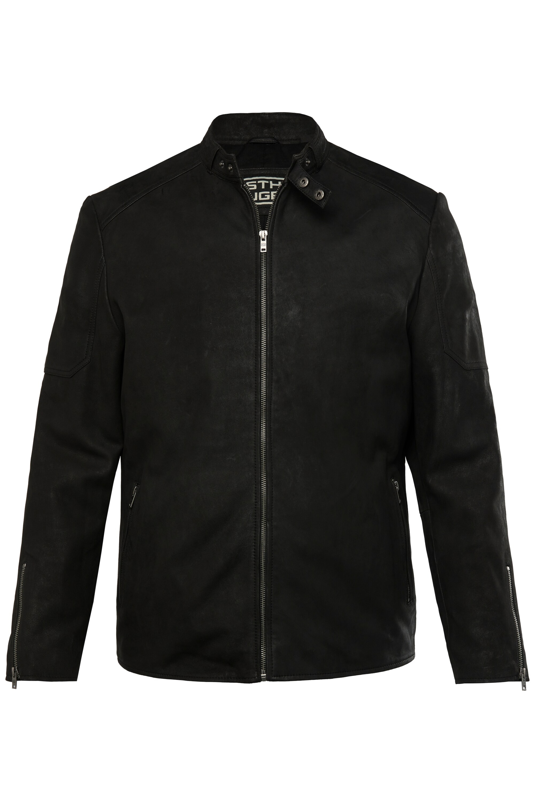 STHUGE Between-season jacket in Black: front