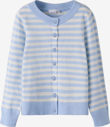 NAME IT Gebreid vest in Blauw: voorkant