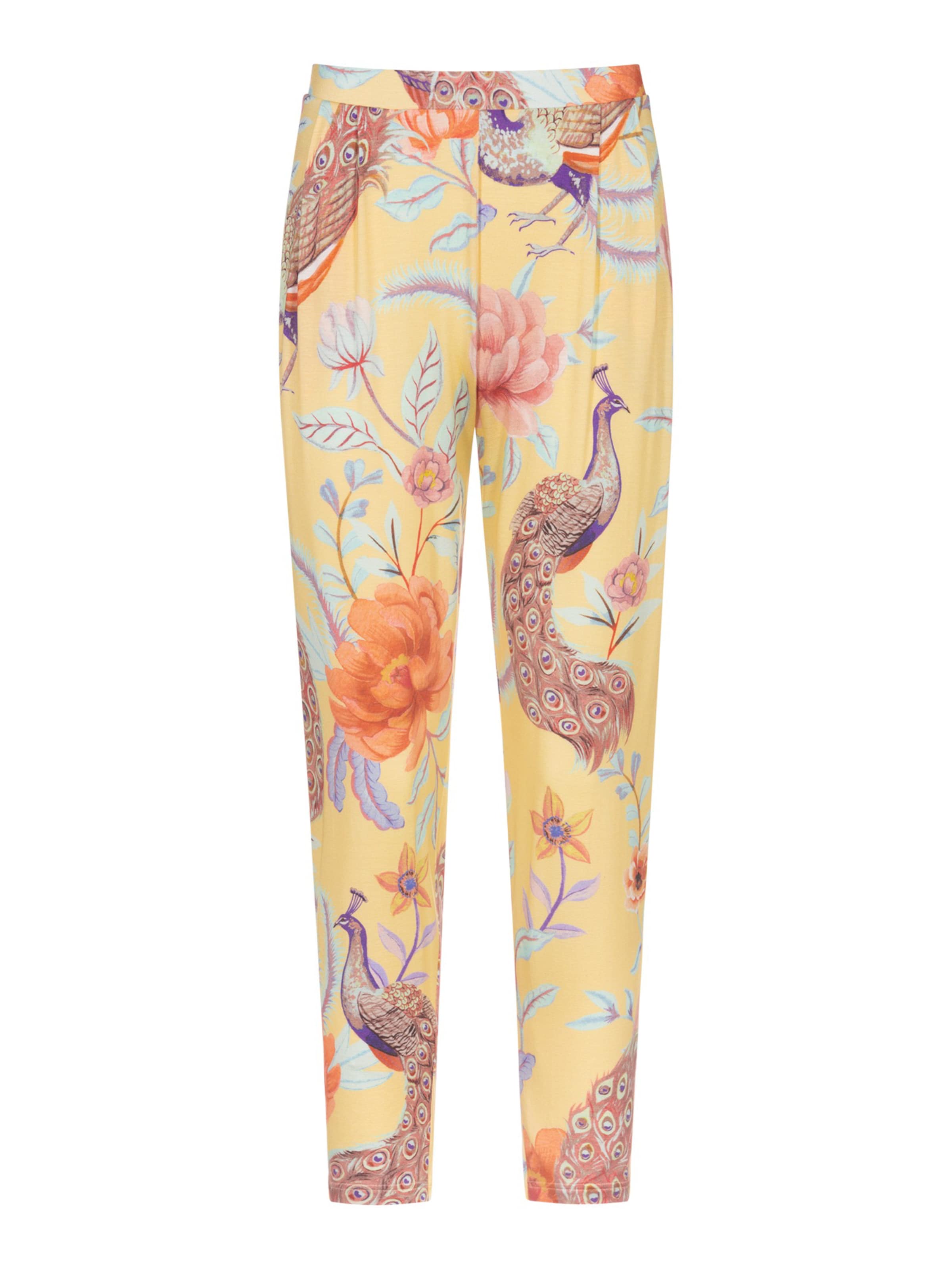 Mey Pants 'Naela' in Pastel blue / Brown / Light yellow / Orange, Item view