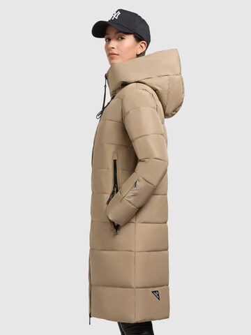 khujo Vinterfrakke ' JILIAS4 ' i beige