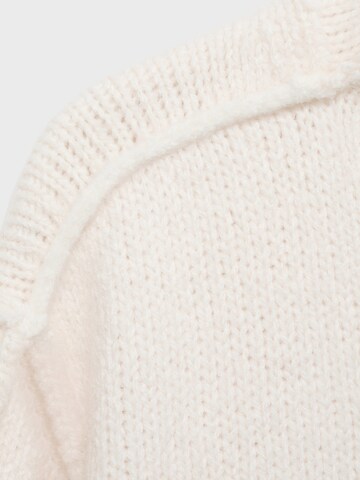 MANGO Sweater 'MERCE' in White