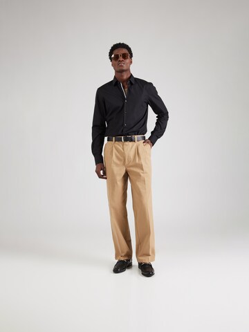 HUGO Slim Fit Paita 'Koey' värissä musta