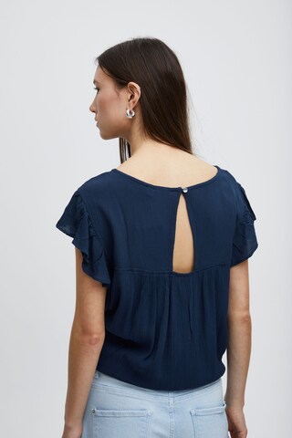 ICHI Blouse 'marrakech To6' in Blue