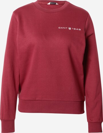 Sweat-shirt GANT en rouge : devant