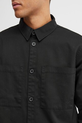 11 Project Regular fit Athletic Button Up Shirt in Black