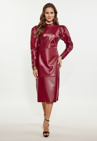 faina Dress in Red: front