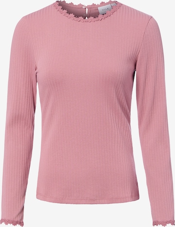 T-shirt ' Babia Flower ' VILA en rose : devant