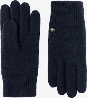 Mezzoguanti 'KASCHMIR WALKHANDSCHUH' di Roeckl in blu: frontale