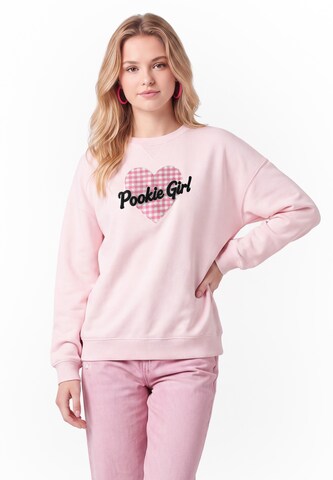 MYMO - Sudadera en rosa: frente