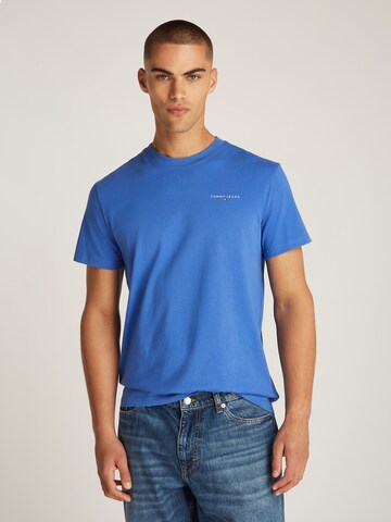 Tommy Jeans Koszulka w kolorze niebieski: przód