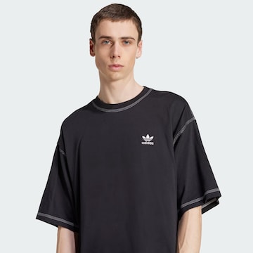 ADIDAS ORIGINALS Shirt 'Trefoil Essentials' in Zwart
