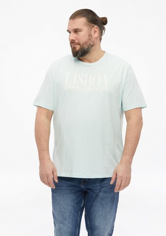 s.Oliver Men Big Sizes T-Shirt in Grün: Vorderseite