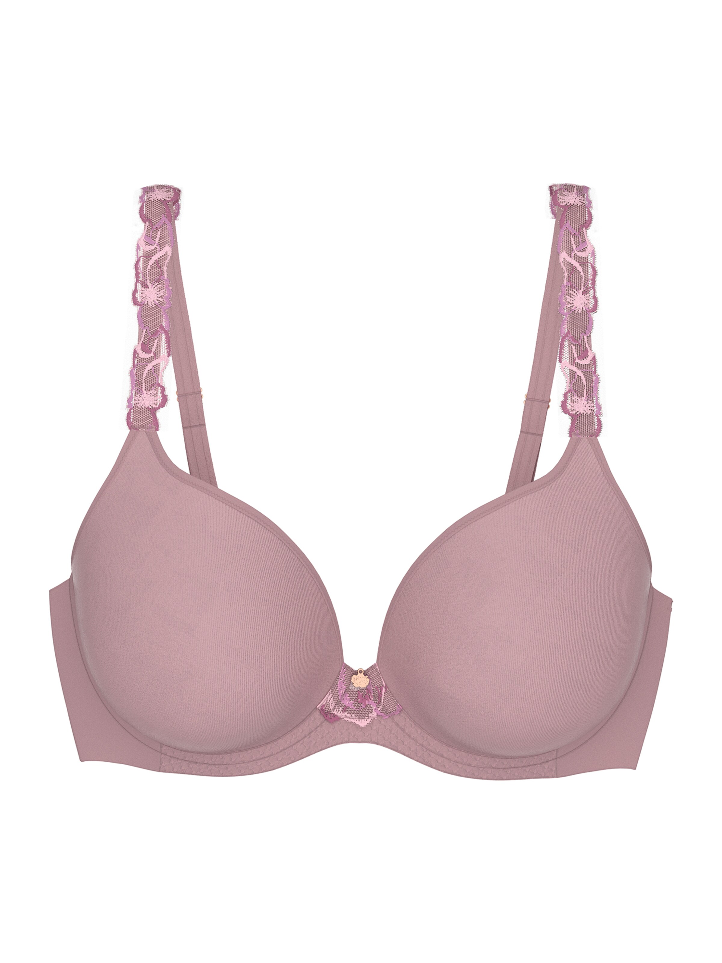 TRIUMPH Triangel BH 'Wild Azalea' in Roze: voorkant
