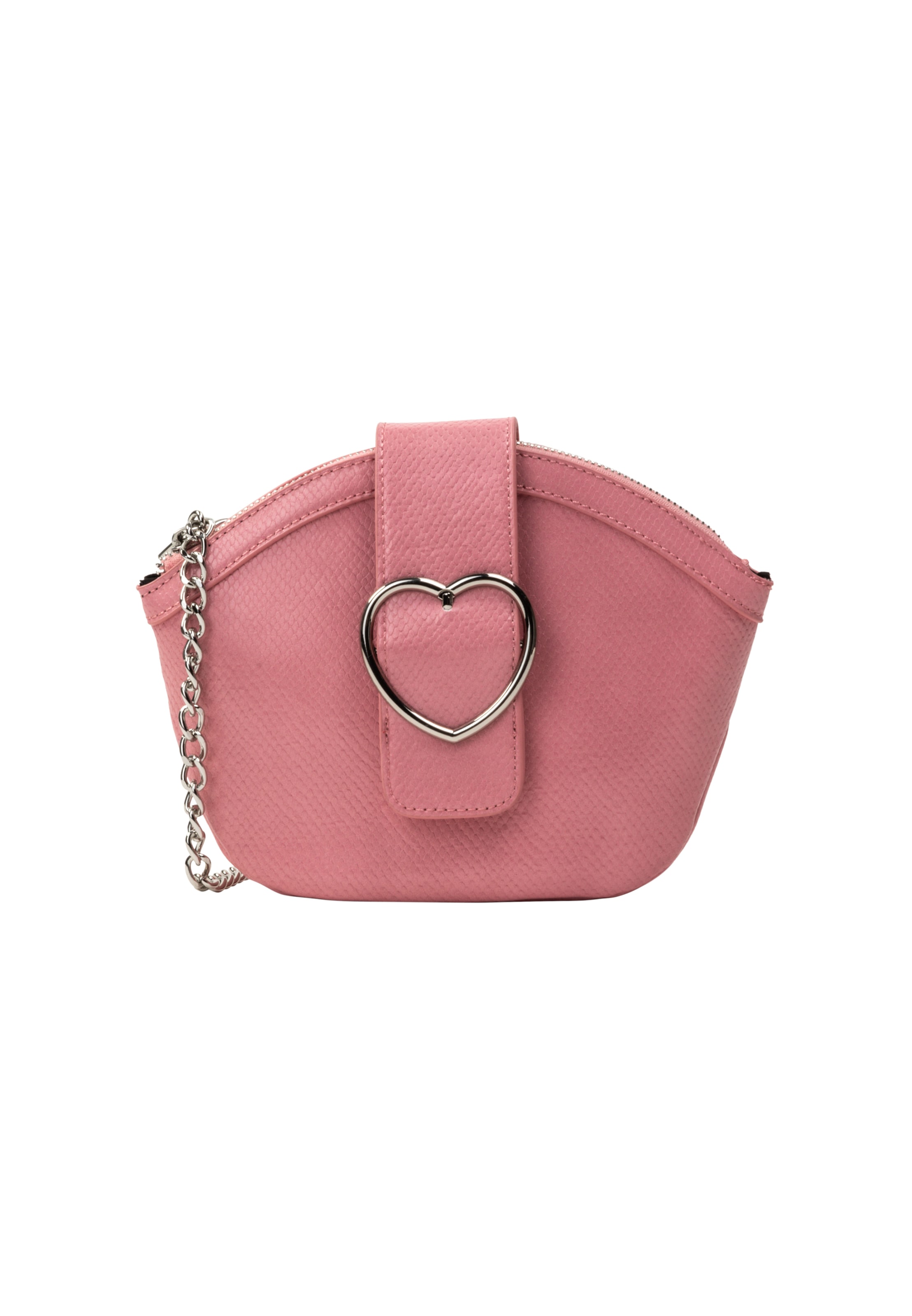 myMo at night Taška cez rameno - Ružová: predná strana