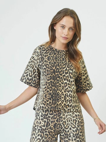 Maglietta 'Leo' di co'couture in verde: frontale