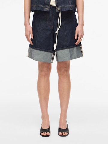 Loosefit Jean ROUGE EDIT en bleu : devant