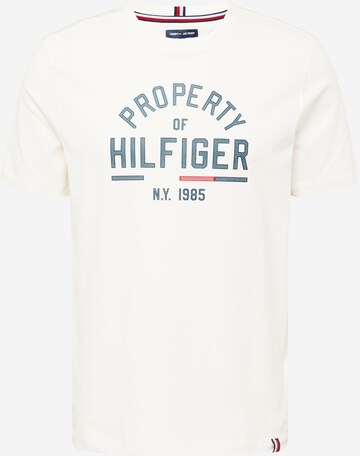 T-Shirt TOMMY HILFIGER en blanc : devant