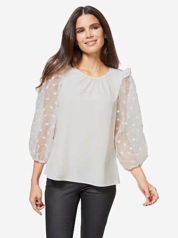 heine Blouse in Wit: voorkant