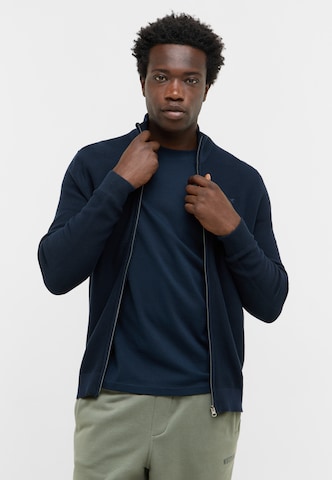 MUSTANG Strickjacke 'Escondido' in Blau: Vorderseite