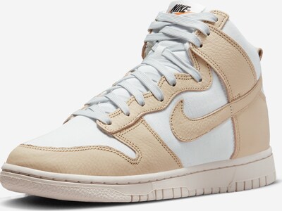 Nike Sportswear Sneaker high 'Dunk High LX' i guld / hvid, Produktvisning