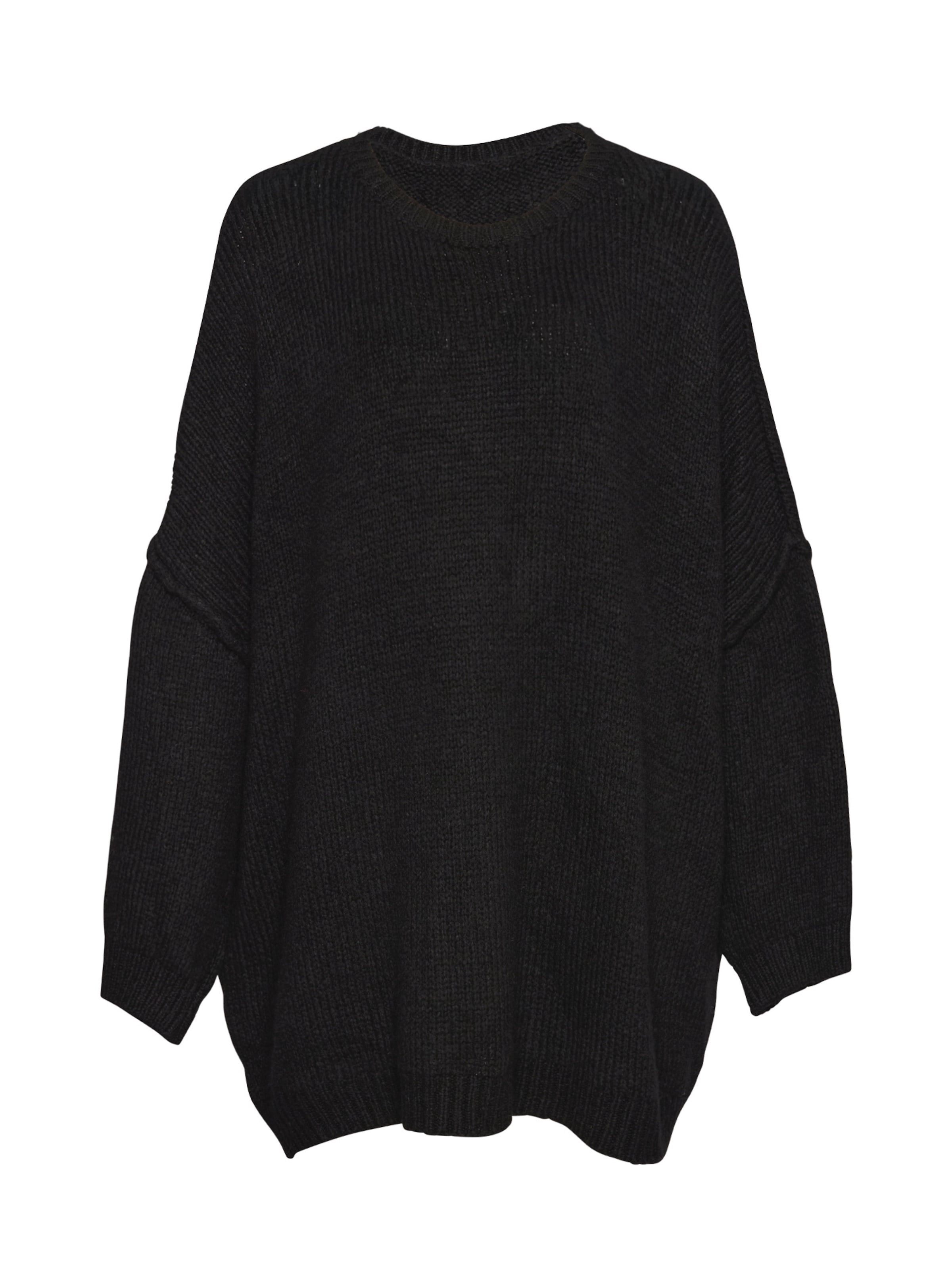 Lilavie Strickpullover ' Vanii ' in Schwarz: Vorderseite